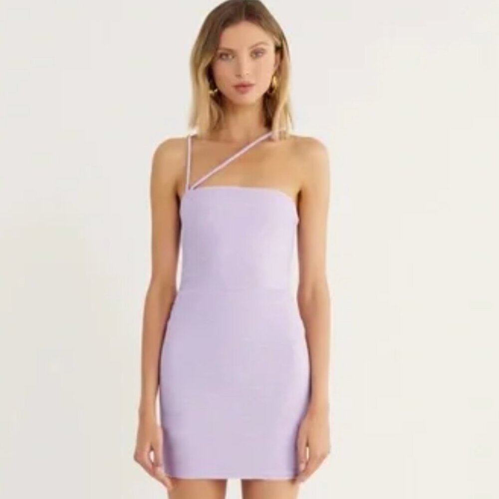 NWT Rumer Revolve Reverie Penelope Mini Lilac Dress Size Small